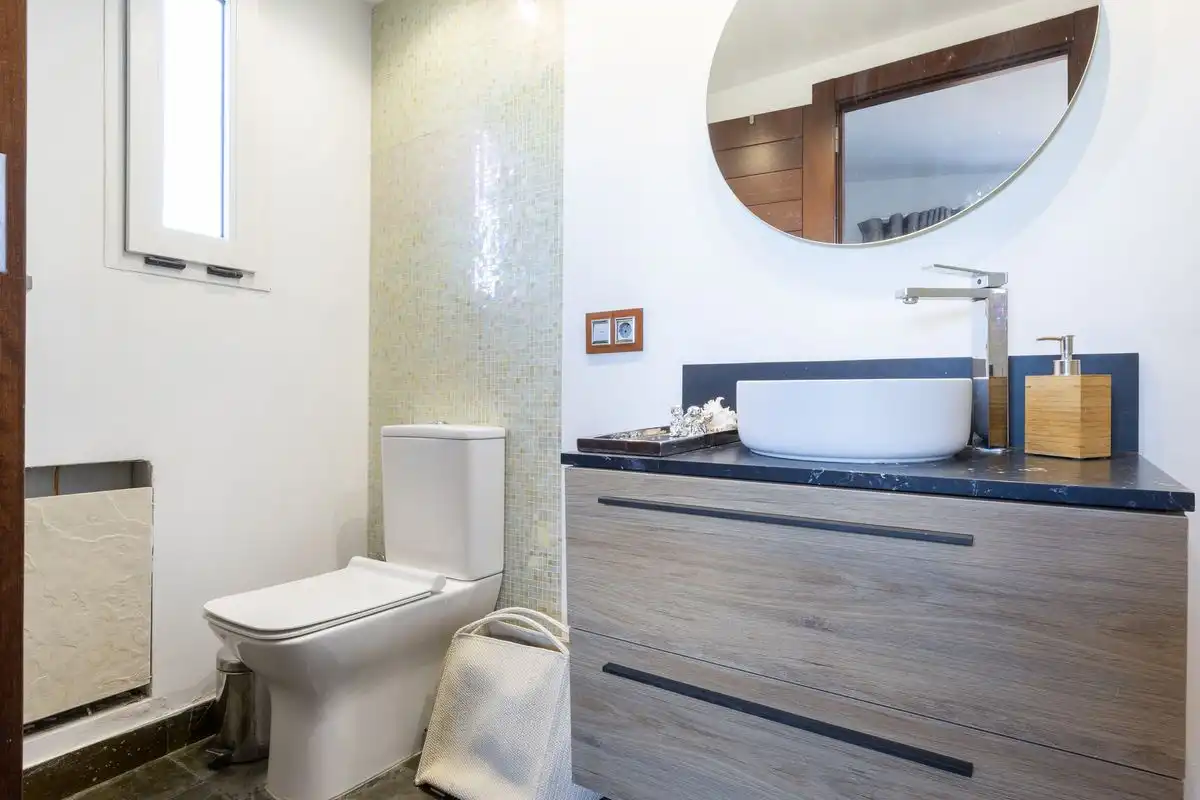Baño de Ático de alquiler en Valencia con Aire acondicionado, Calefacción y Terraza
