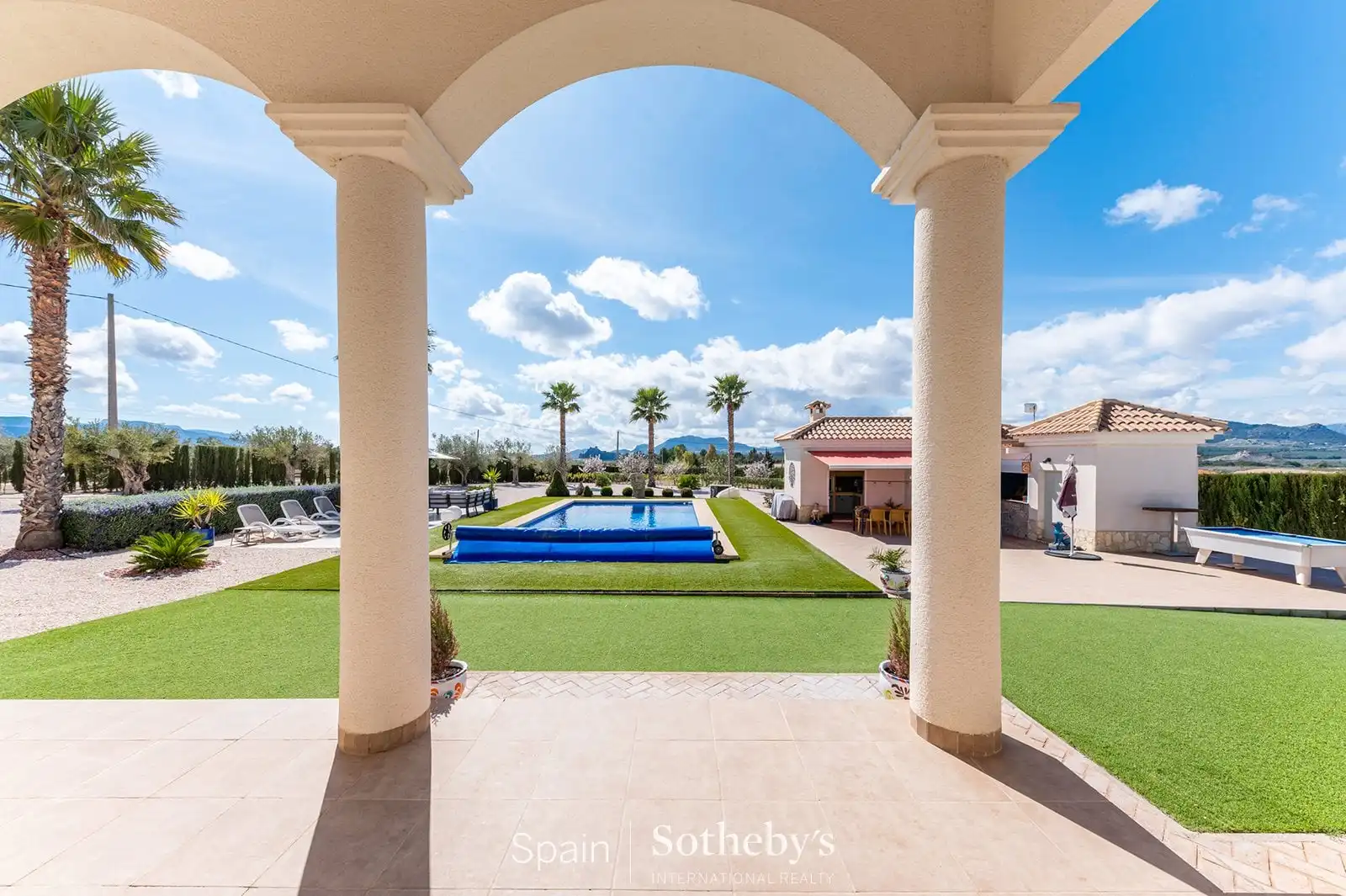 Vista exterior de Casa o chalet en venta en Sax con Aire acondicionado, Calefacción y Jardín privado