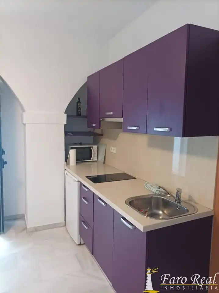 Cocina de Estudio de alquiler en Sanlúcar de Barrameda con Amueblado