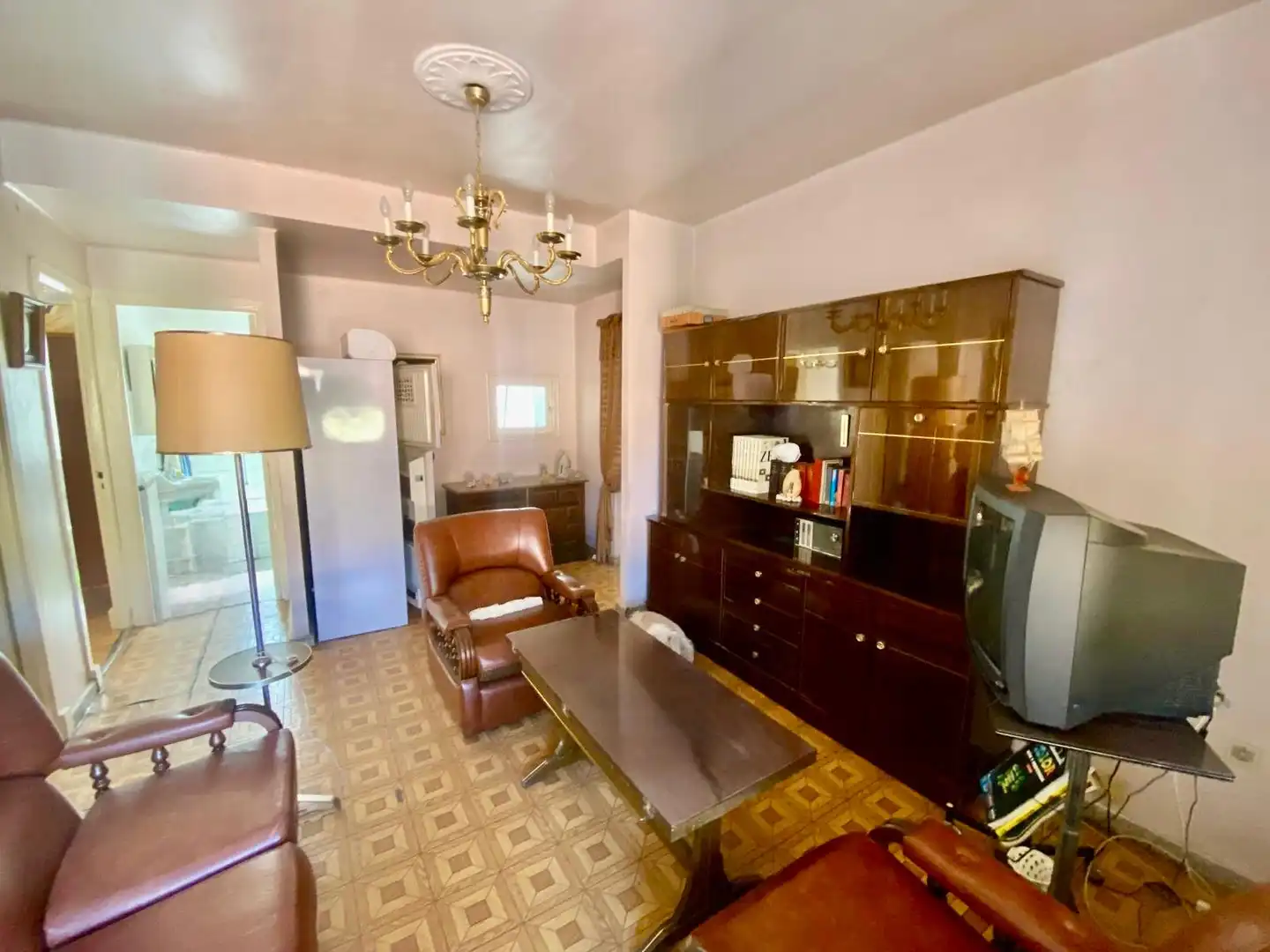 Living room of Flat for sale in La Pola de Gordón   with Storage room and Furnished