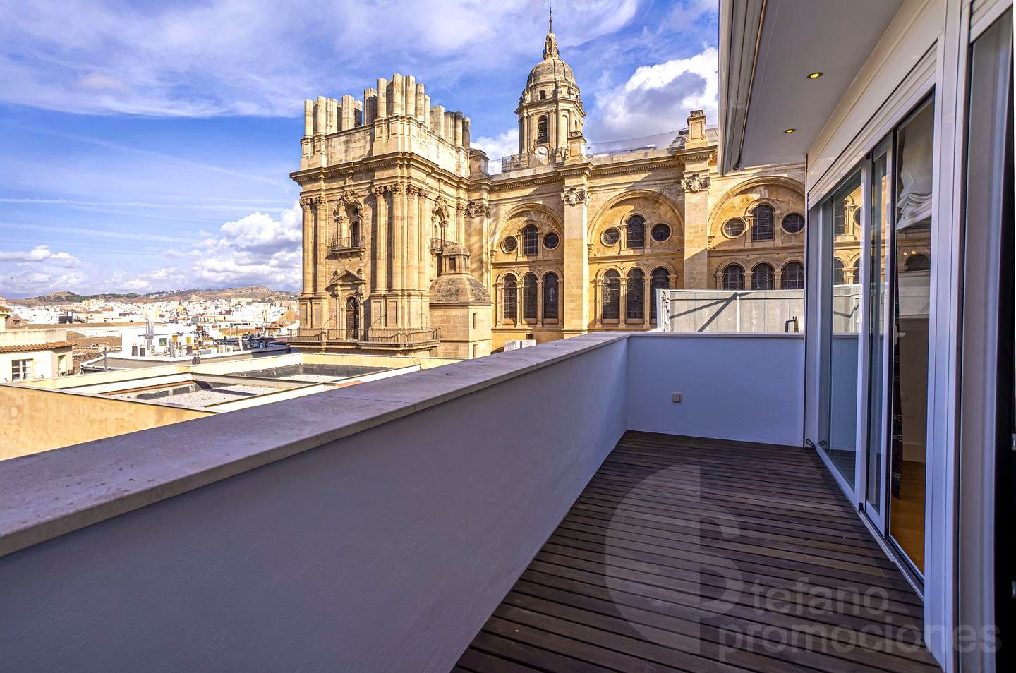 Terrace of Attic to rent in Málaga Capital  with Air Conditioner, Heating and Parquet flooring