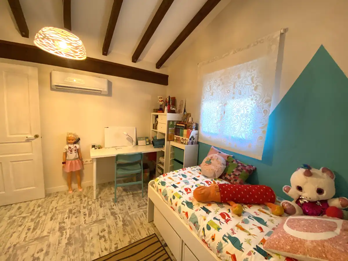 Bedroom of Detached homes for sale in Sanet y Negrals  with Air Conditioner, Heating and Terrace
