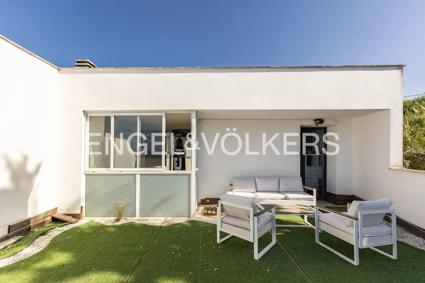 Terraza de Casa adosada en venta en Canet de Mar con Aire acondicionado, Calefacción y Jardín privado