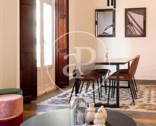 Dining room of Flat to rent in  Valencia Capital  with Air Conditioner, Heating and Furnished