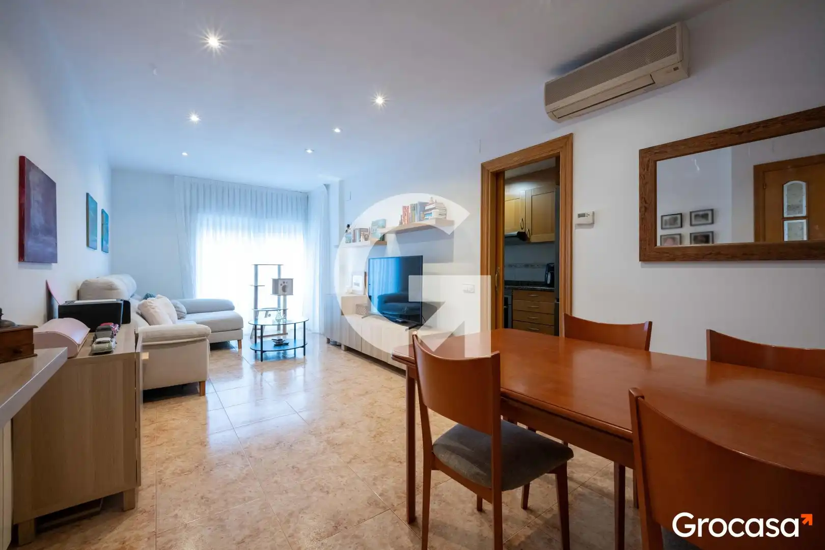 Sala de estar de Piso en venta en Mataró con Aire acondicionado, Calefacción y Trastero