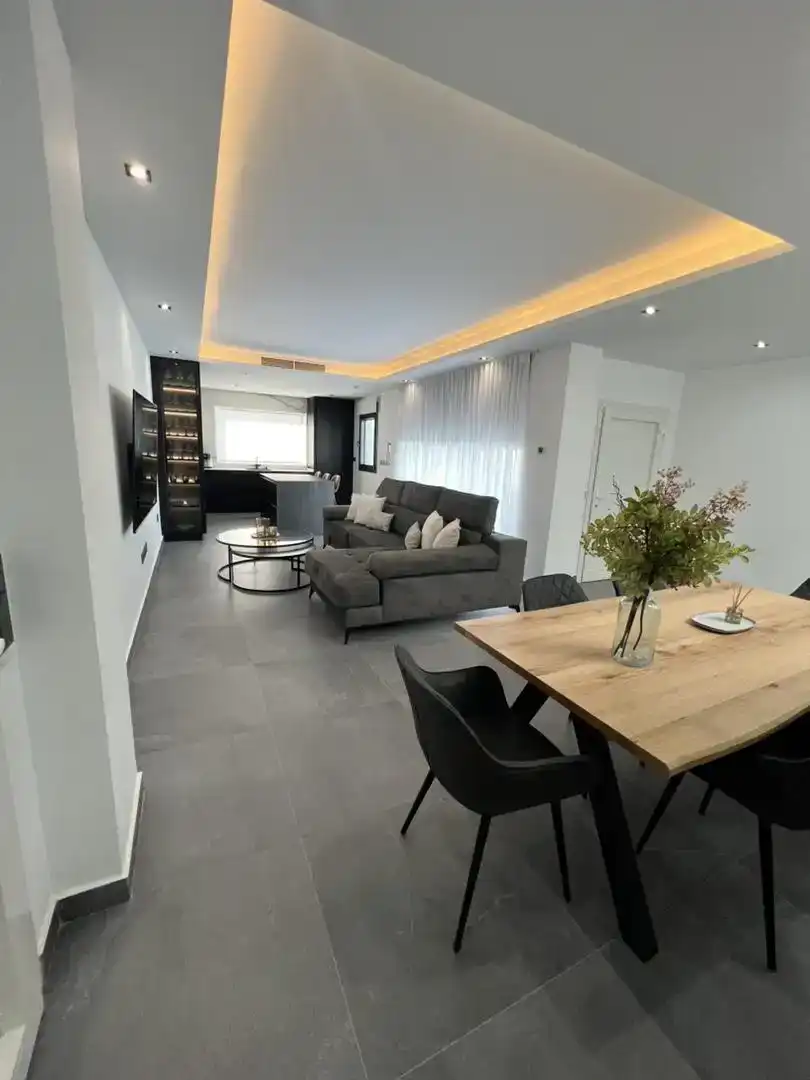 Sala de estar de Casa o chalet de alquiler en Sanlúcar de Barrameda con Aire acondicionado, Jardín privado y Trastero
