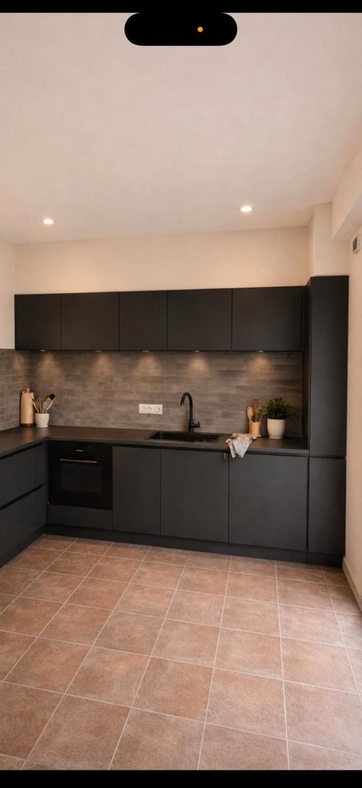 Cuina de Pis de lloguer en  Valencia Capital amb Aire condicionat, Calefacció i Moblat