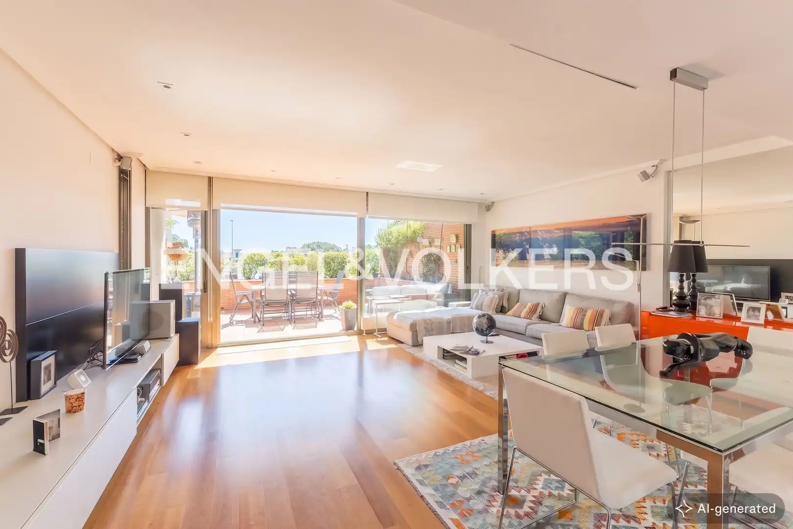 Vista exterior de Apartament en venda en Madrid amb Aire condicionat, Calefacció i Jardí privat