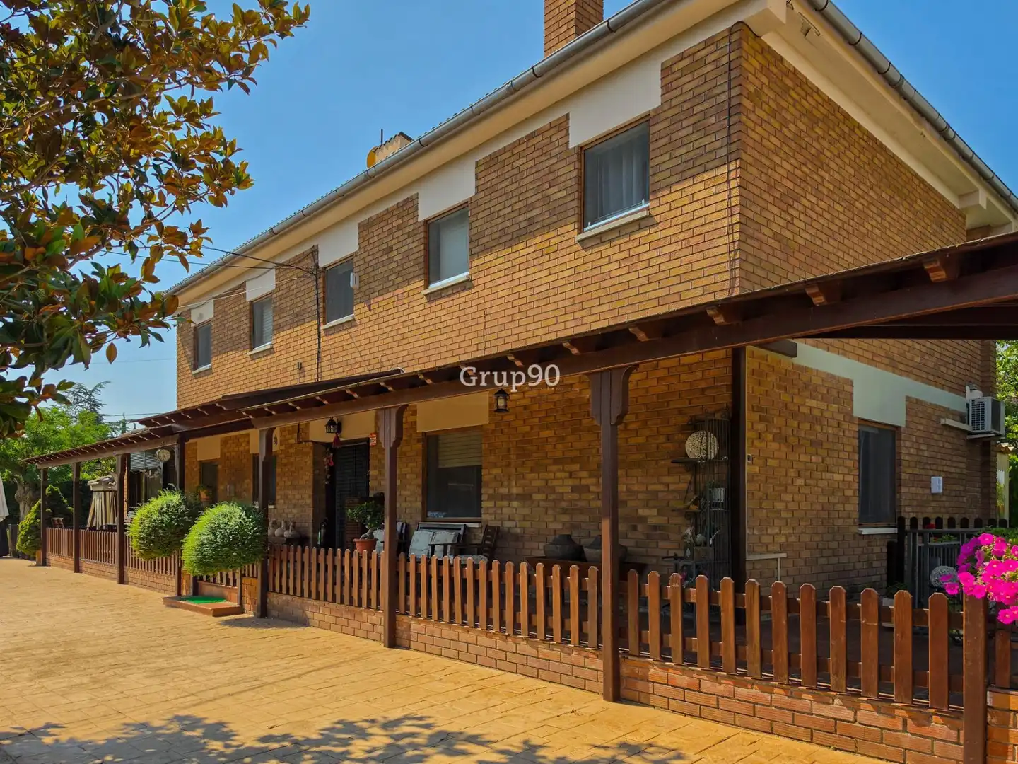 Exterior view of Houses for sale in Lleida  with Air Conditioner, Heating and Private garden