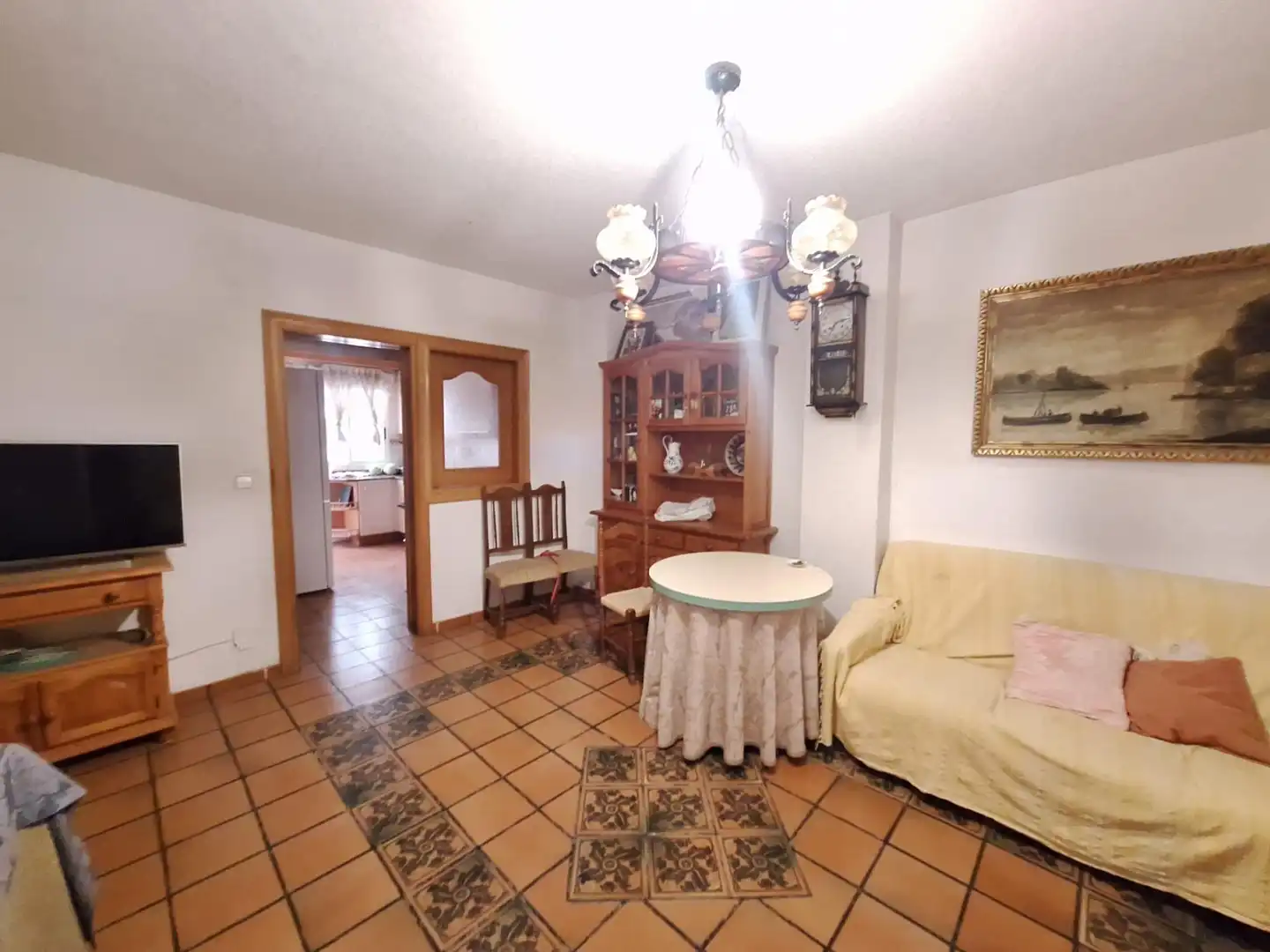 Living room of Flat for share in Librilla  with Terrace, Furnished and Balcony