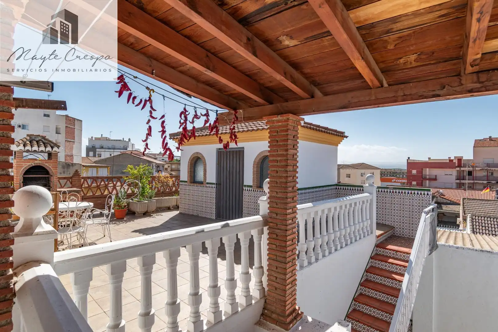 Vista exterior de Casa o xalet en venda en Atarfe amb Aire condicionat, Terrassa i Traster