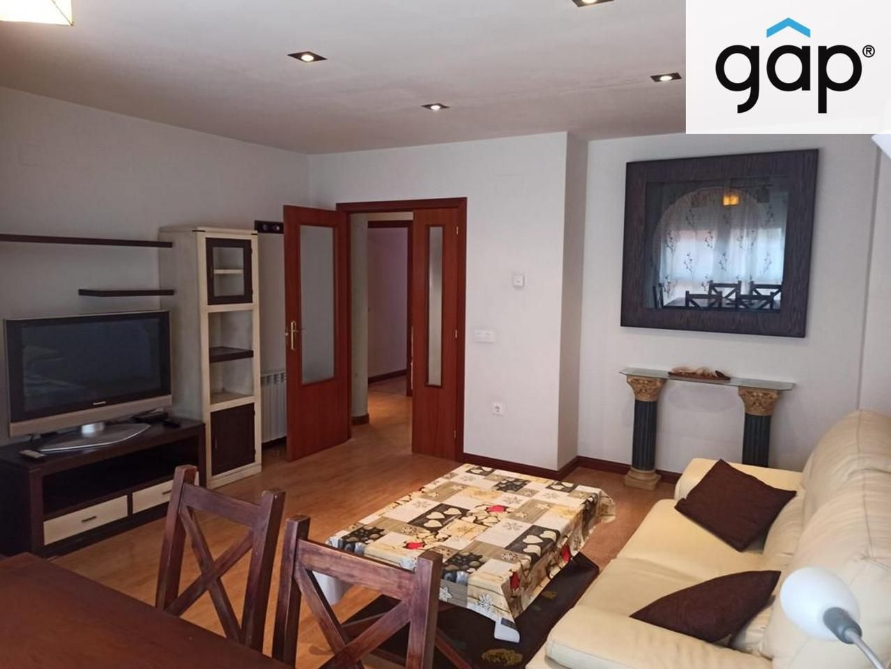 Living room of Flat to rent in Cuenca Capital  with Heating and Furnished