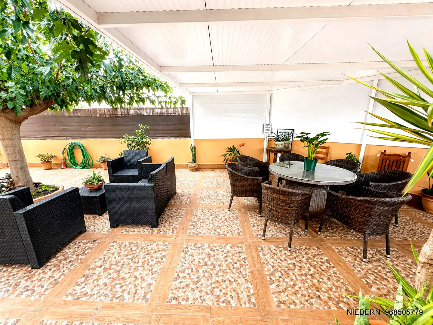 Terraza de Casa o chalet en venta en Cartagena con Aire acondicionado, Calefacción y Jardín privado