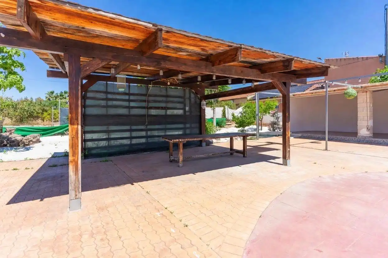 Terraza de Finca rústica en venta en Las Torres de Cotillas con Aire acondicionado, Jardín privado y Trastero