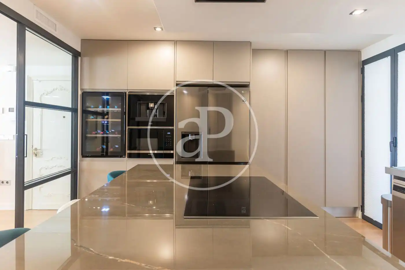Kitchen of Flat for sale in Valencia  with Air Conditioner, Heating and Terrace