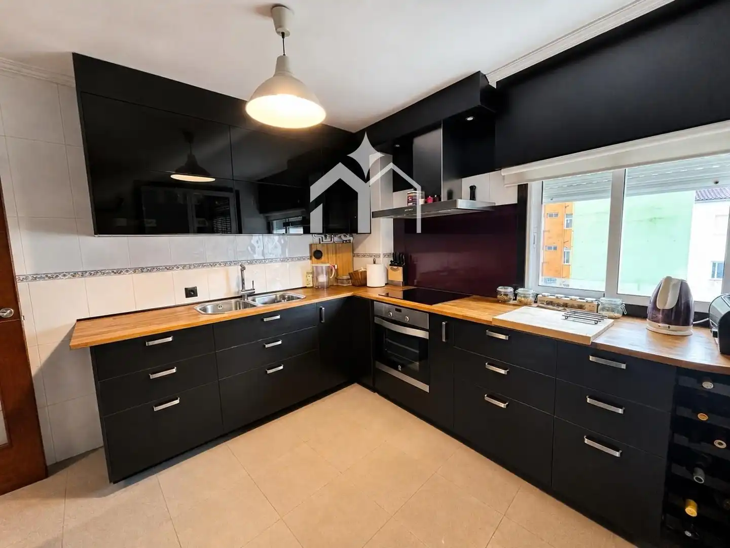 Kitchen of Flat for sale in Marín  with Heating, Storage room and Furnished