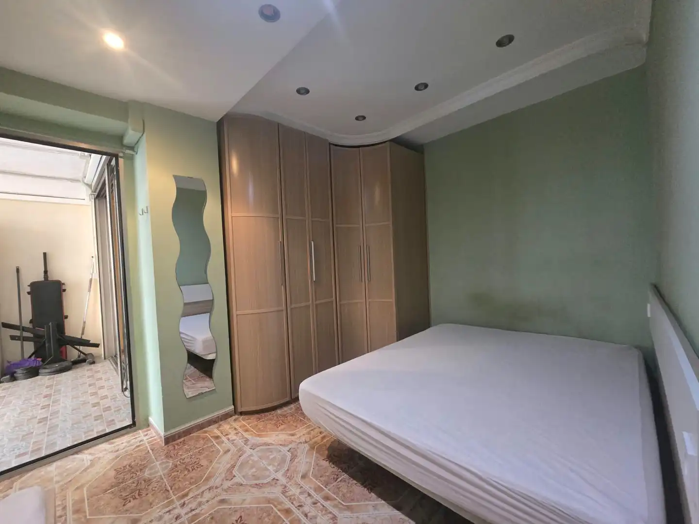 Schlafzimmer von Wohnung zum Verkauf in Castellón de la Plana / Castelló de la Plana mit Klimaanlage, Möbliert und Balkon