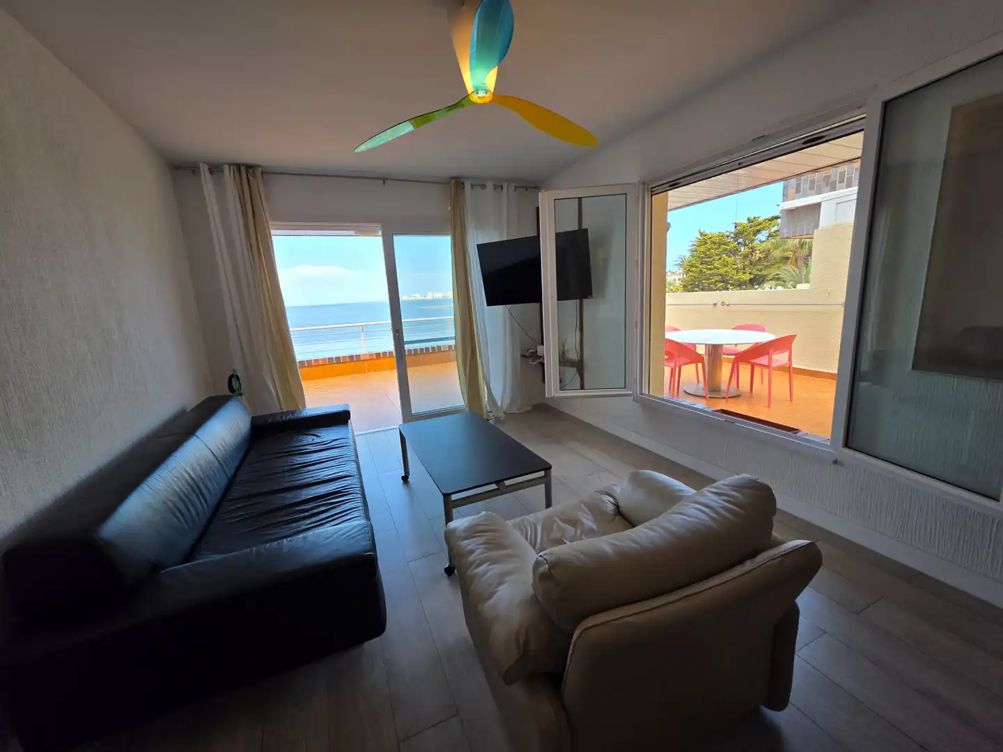 Sala de estar de Apartamento en venta en La Manga del Mar Menor con Aire acondicionado, Terraza y Trastero