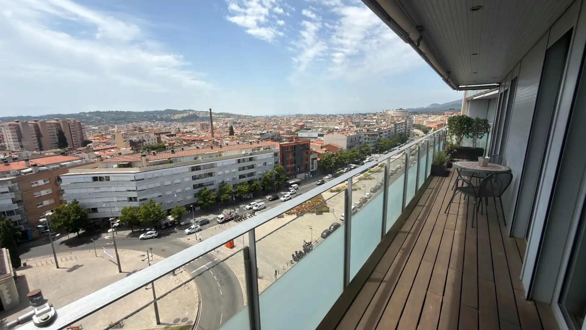 Terrace of Flat for sale in Terrassa  with Air Conditioner, Heating and Parquet flooring