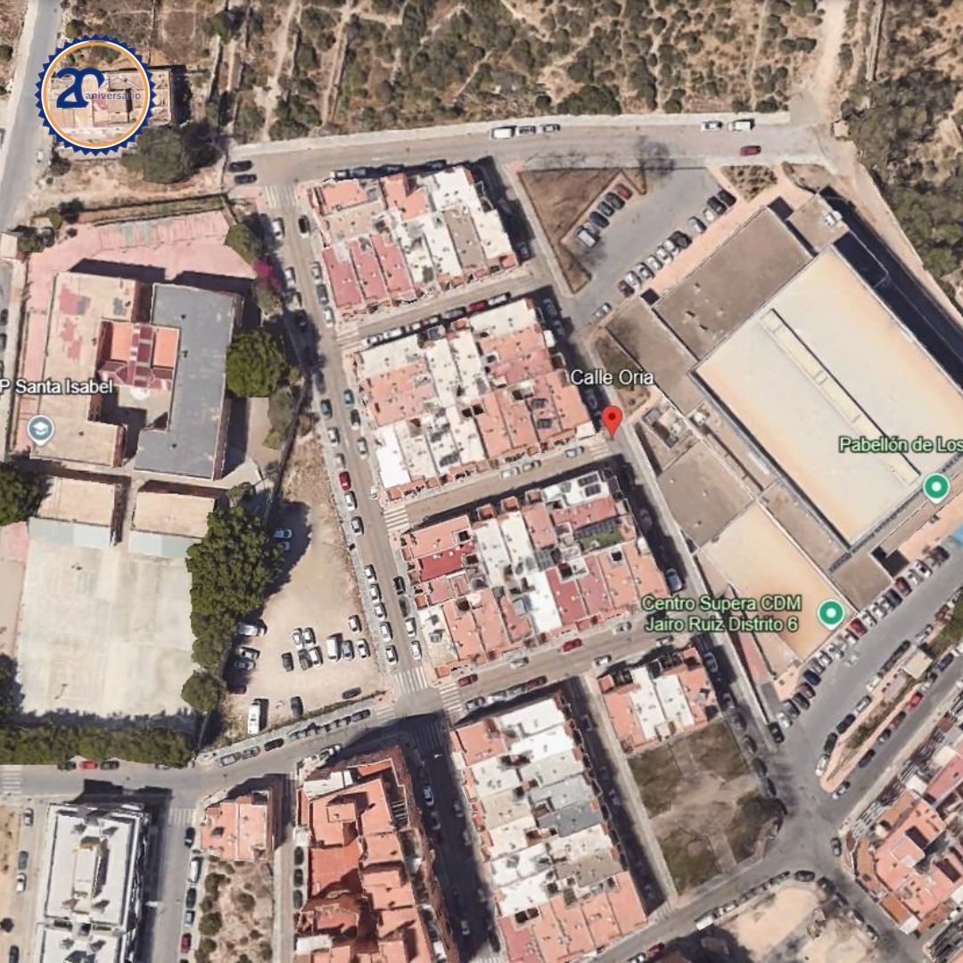 Exterior view of Single-family semi-detached for sale in  Almería Capital