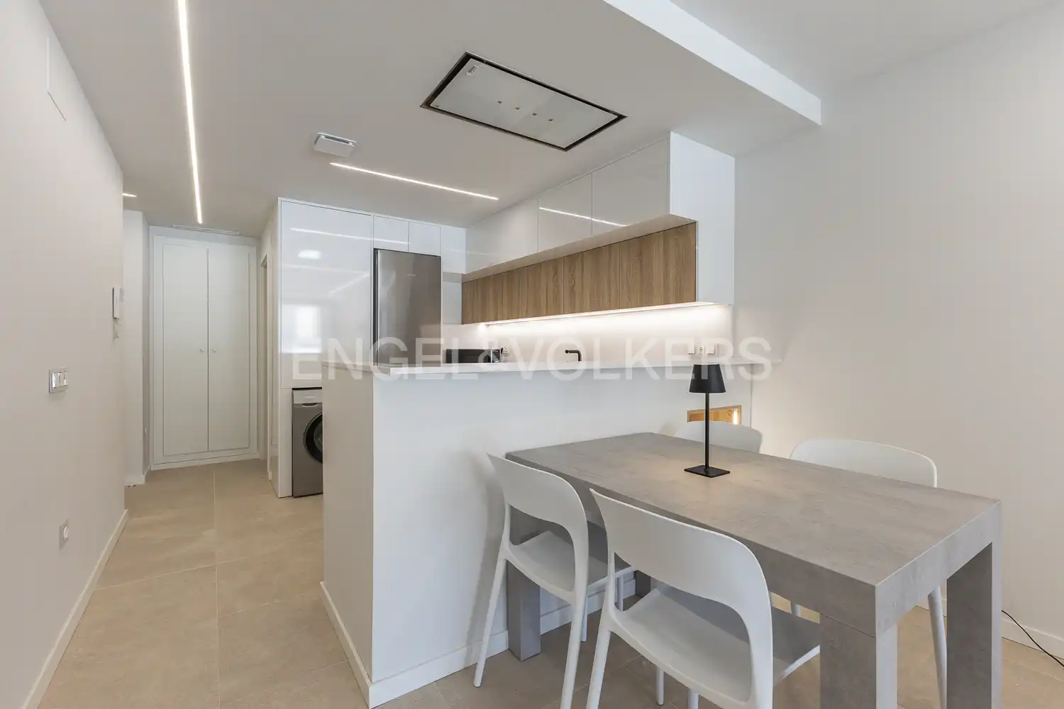 Küche von Wohnung zur Miete in Dénia mit Klimaanlage, Heizung und Privatgarten