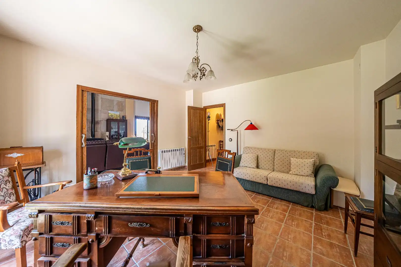 Sala d'estar de Finca rústica en venda en Biar amb Calefacció, Jardí privat i Terrassa