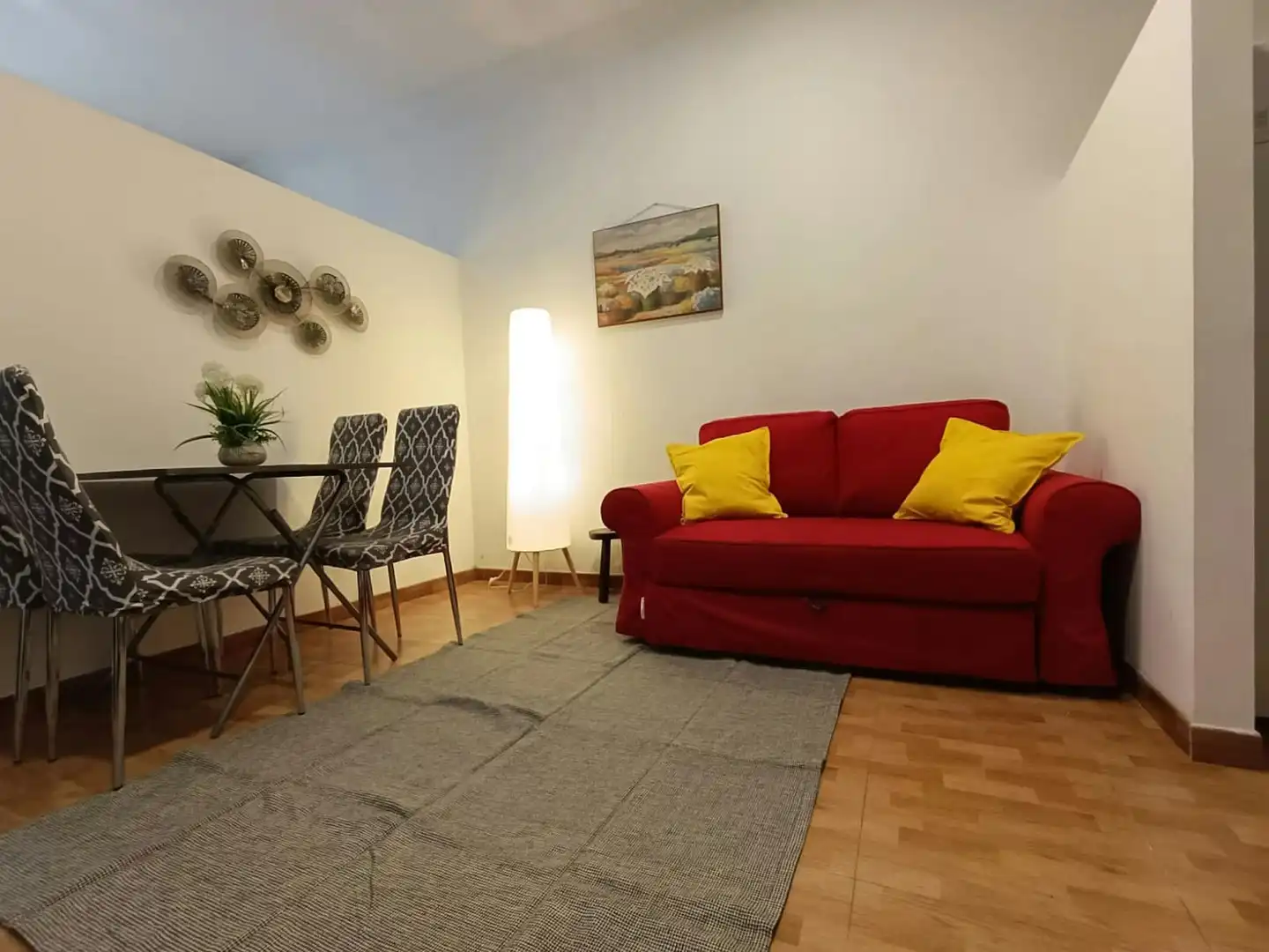 Wohnzimmer von Wohnung zur Miete in Sevilla mit Klimaanlage, Möbliert und Waschmaschine
