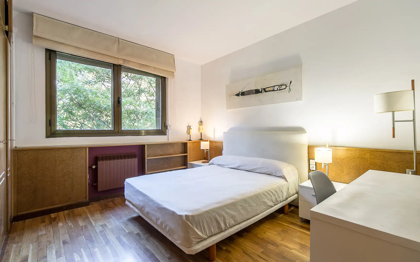 Bedroom of Flat for rent in Barcelona  with Air Conditioner, Heating and Terrace