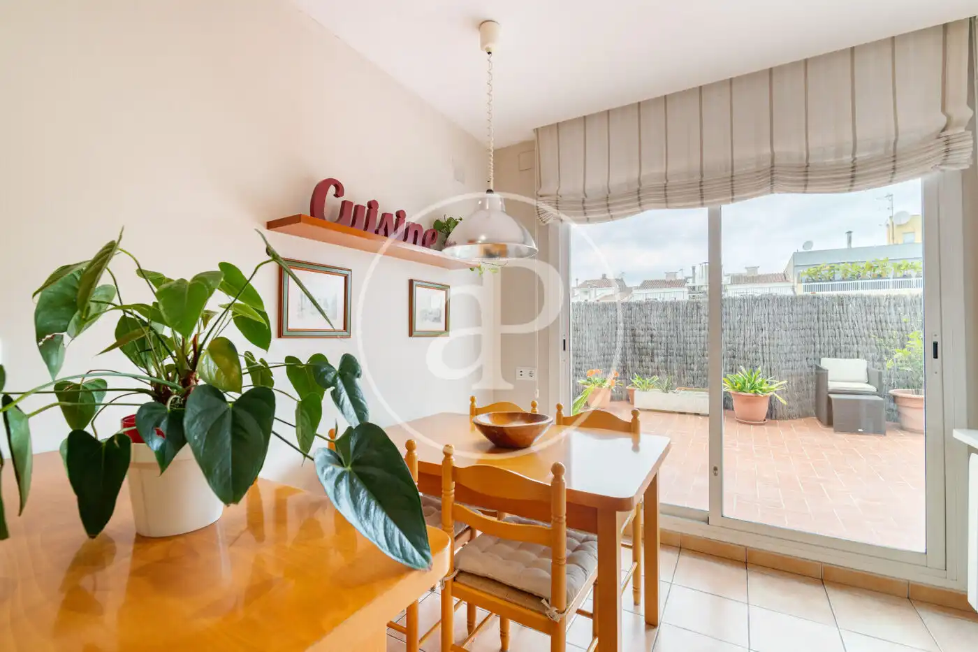 Dining room of Flat for rent in Barcelona  with Air Conditioner, Heating and Terrace