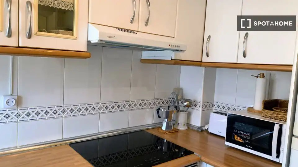 Kitchen of Apartments for share in Torrelodones  with Air Conditioner, Terrace and Furnished
