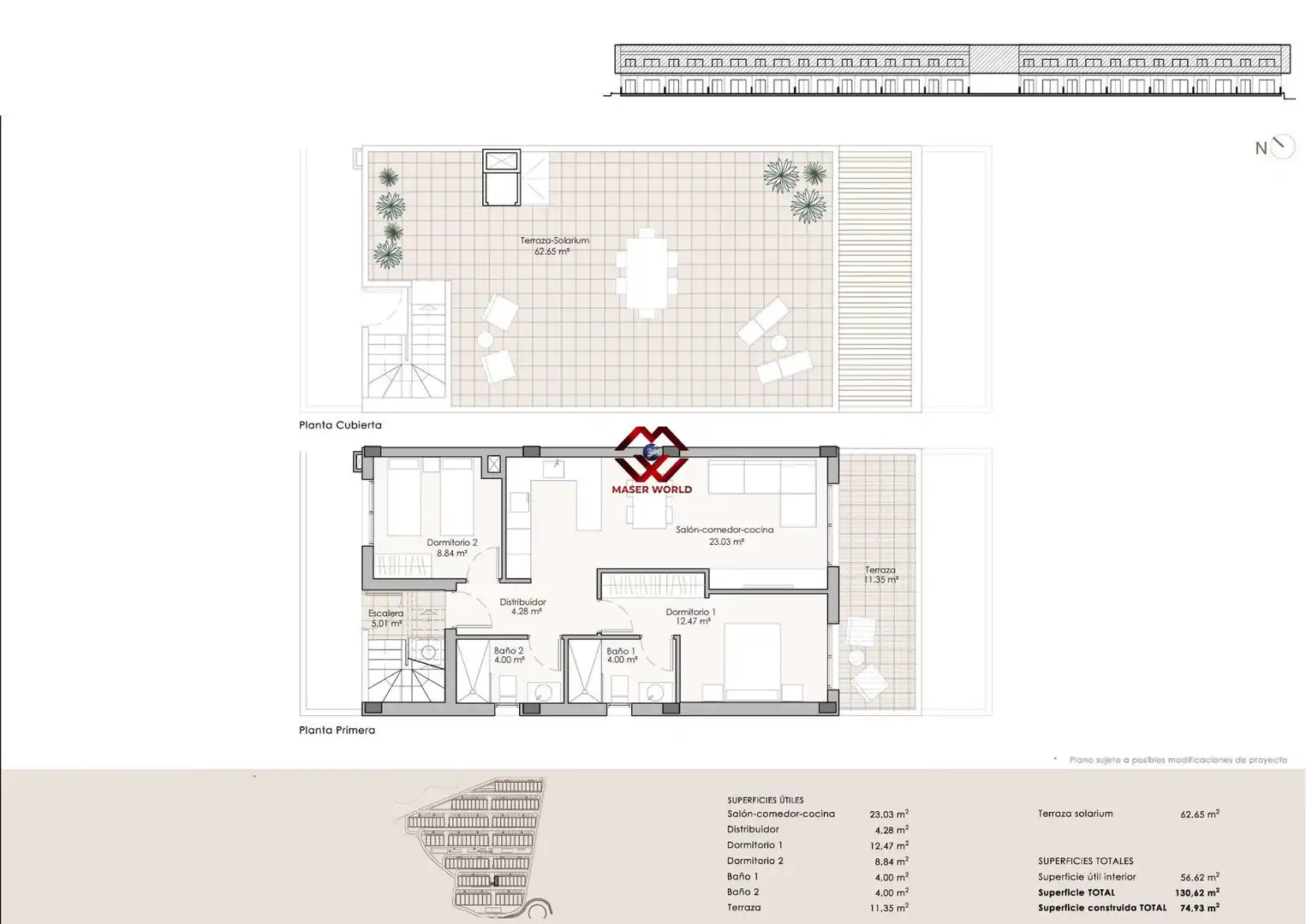 Penthouse mit Pool zum Verkauf in San Juan de los Terreros, imagen 14