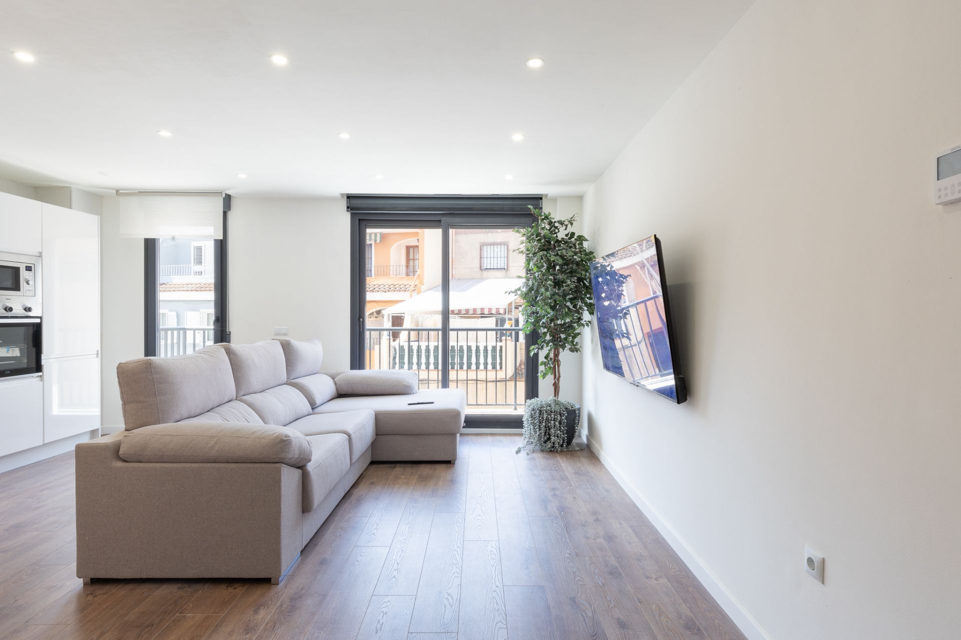 Sala de estar de Piso en venta en Alberic con Aire acondicionado y Calefacción