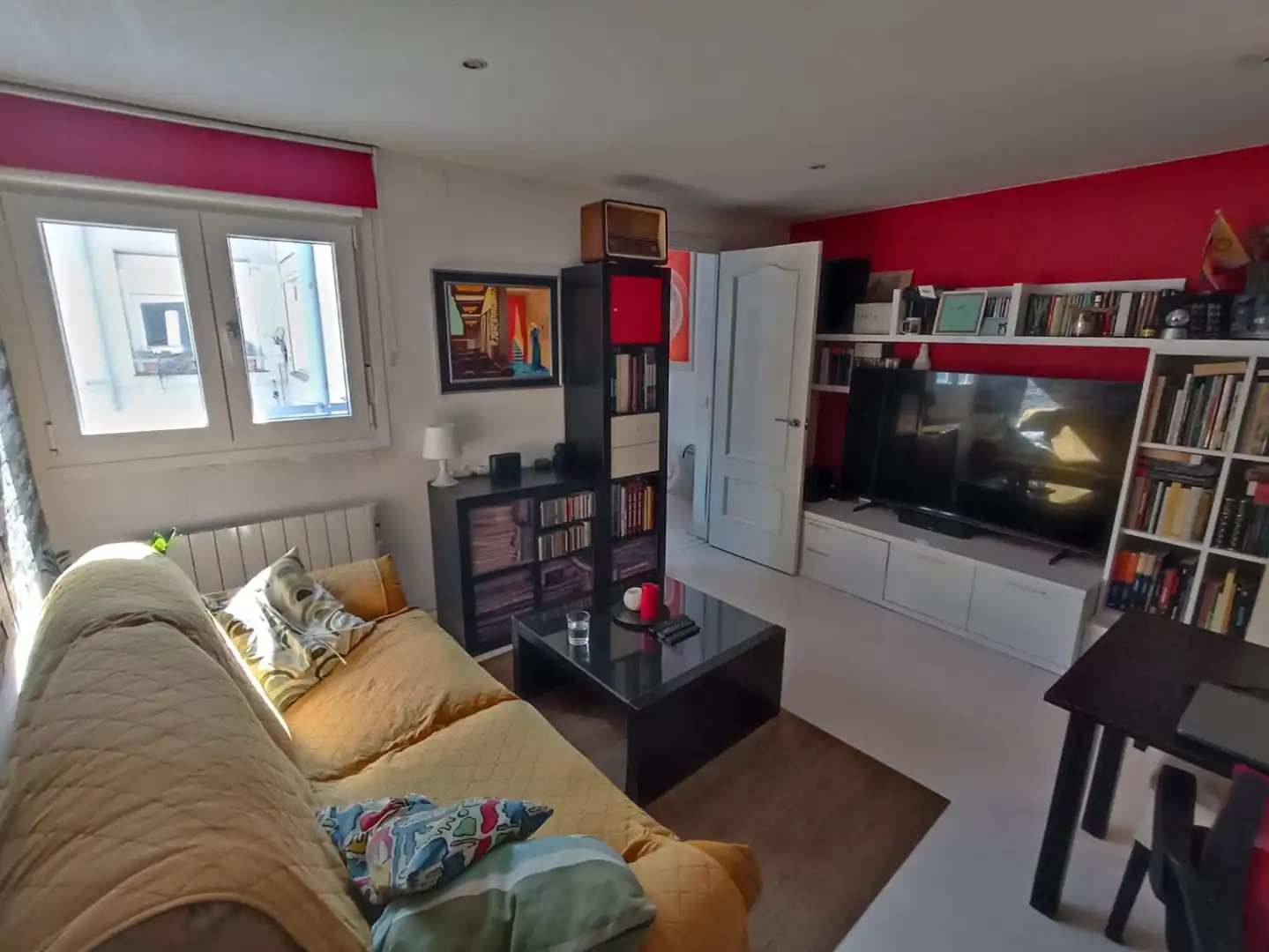 Sala de estar de Apartamento en venta en Madrid con Calefacción y Amueblado