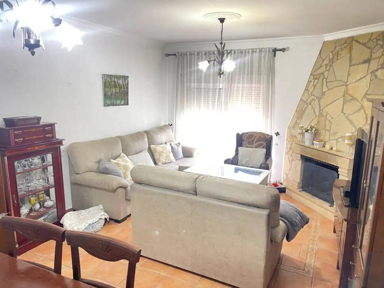 Sala d'estar de Casa o xalet en venda en Chiclana de la Frontera amb Aire condicionat