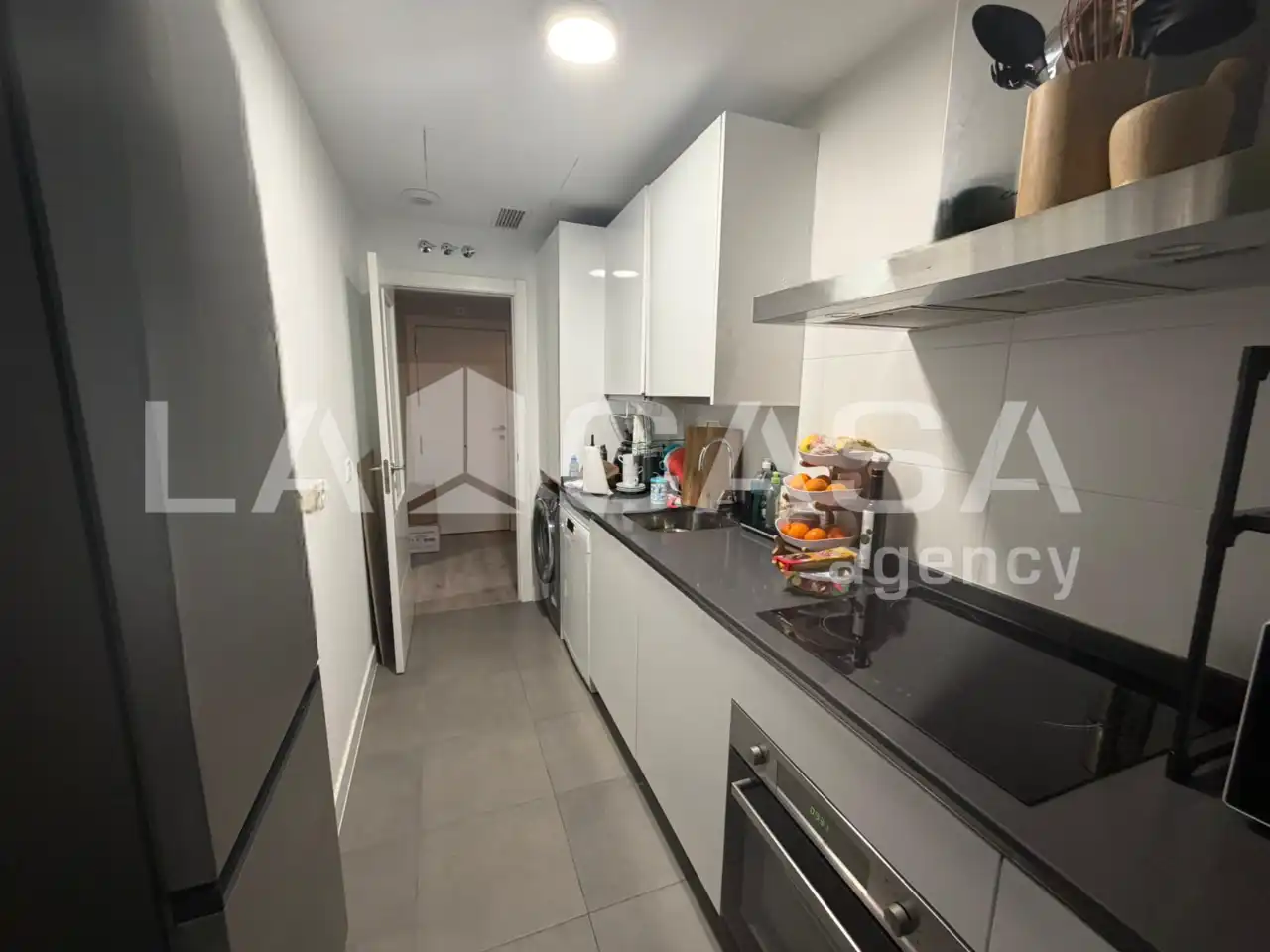 Kitchen of Flat for sale in Dos Hermanas  with Air Conditioner, Terrace and Swimming Pool