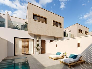 Terraced house with pool for sale in Torre-Pacheco ciudad