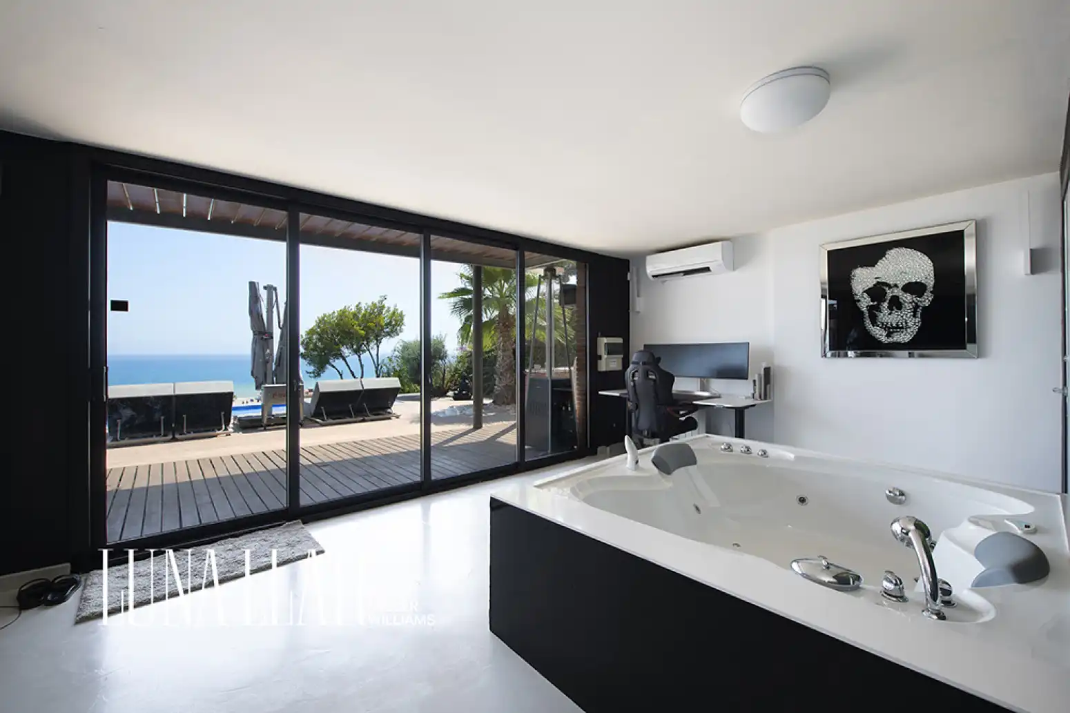 Schlafzimmer von Haus oder Chalet zur Miete in Sitges mit Klimaanlage, Terrasse und Möbliert