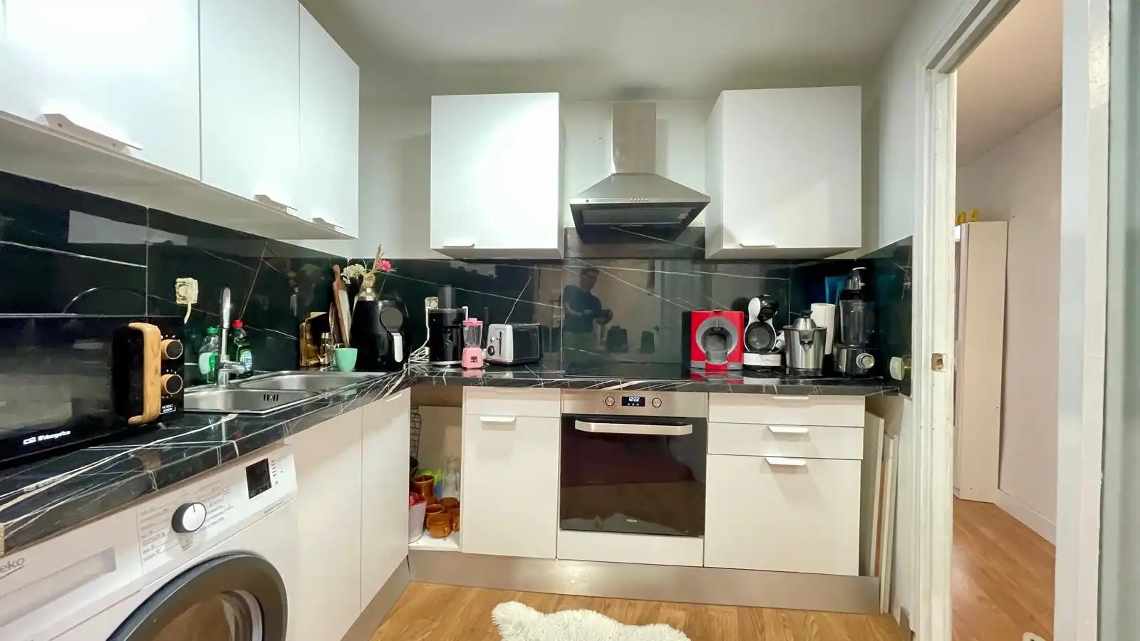 Kitchen of Flat for sale in Alicante / Alacant  with Air Conditioner, Heating and Terrace