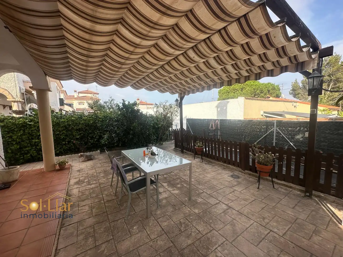 Terraza de Casa o chalet en venta en Mont-roig del Camp con Aire acondicionado, Calefacción y Jardín privado