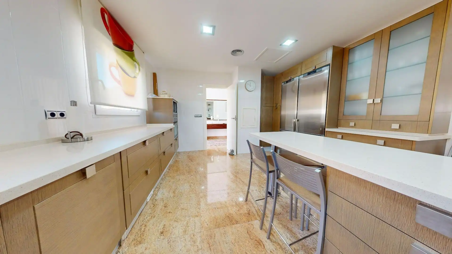 Cuina de Casa o xalet en venda en Águilas amb Aire condicionat, Jardí privat i Terrassa