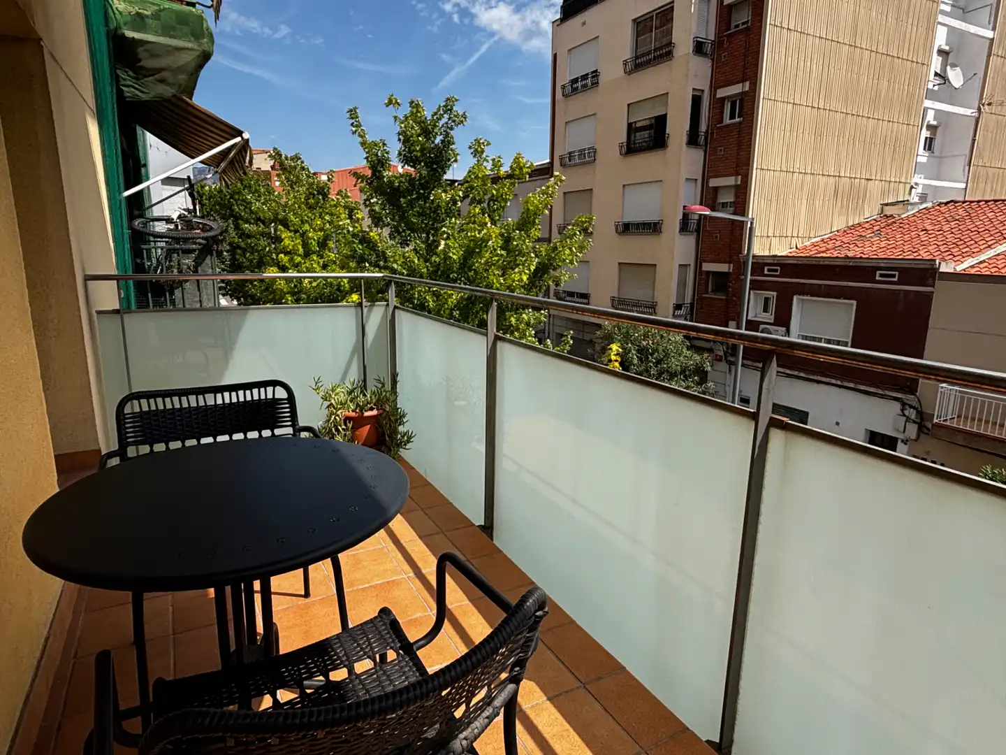 Terrace of Flat for sale in Terrassa  with Air Conditioner, Heating and Parquet flooring