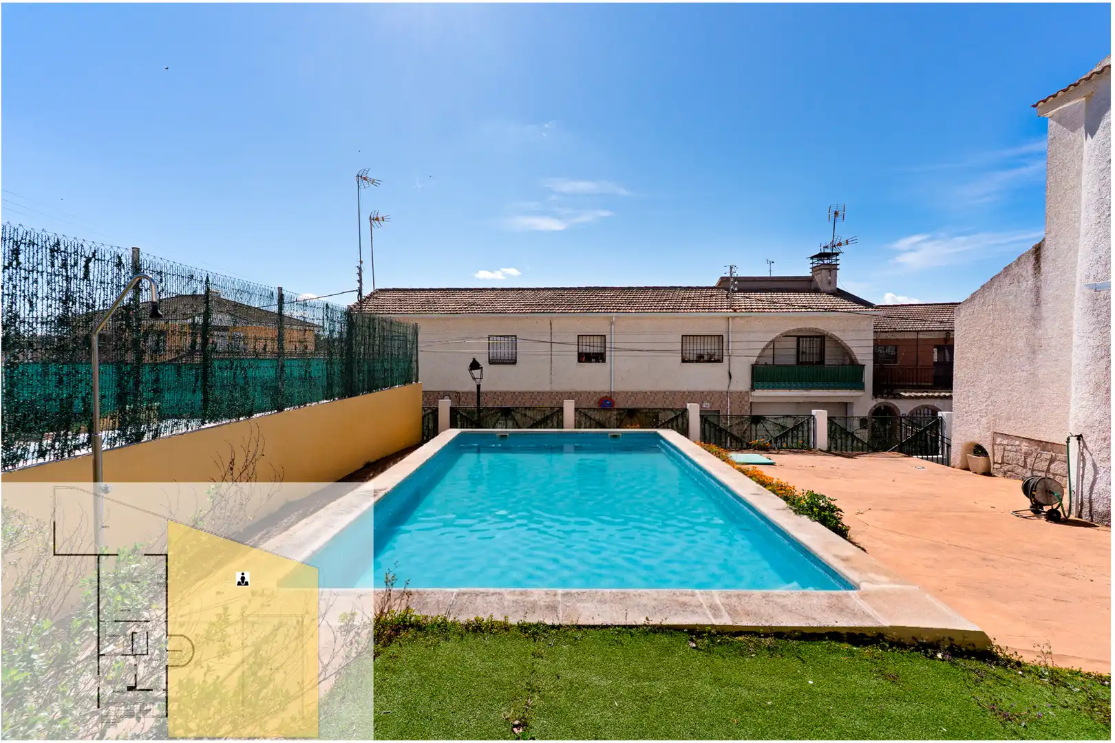 Swimming pool of Houses for sale in Villanueva de Perales  with Heating, Private garden and Terrace