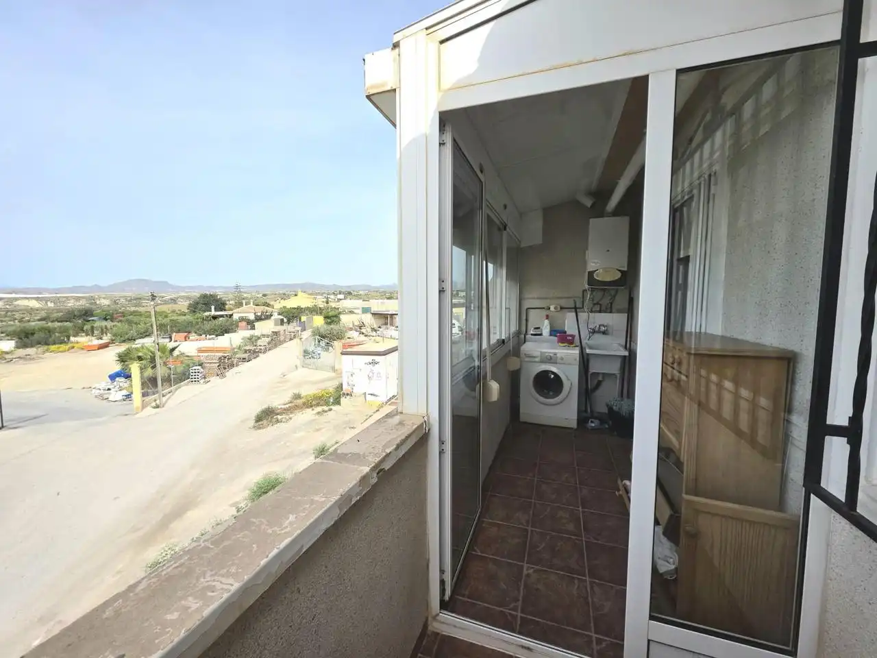 Terrasse von Einfamilien-Reihenhaus zum Verkauf in Huércal-Overa mit Klimaanlage, Heizung und Terrasse