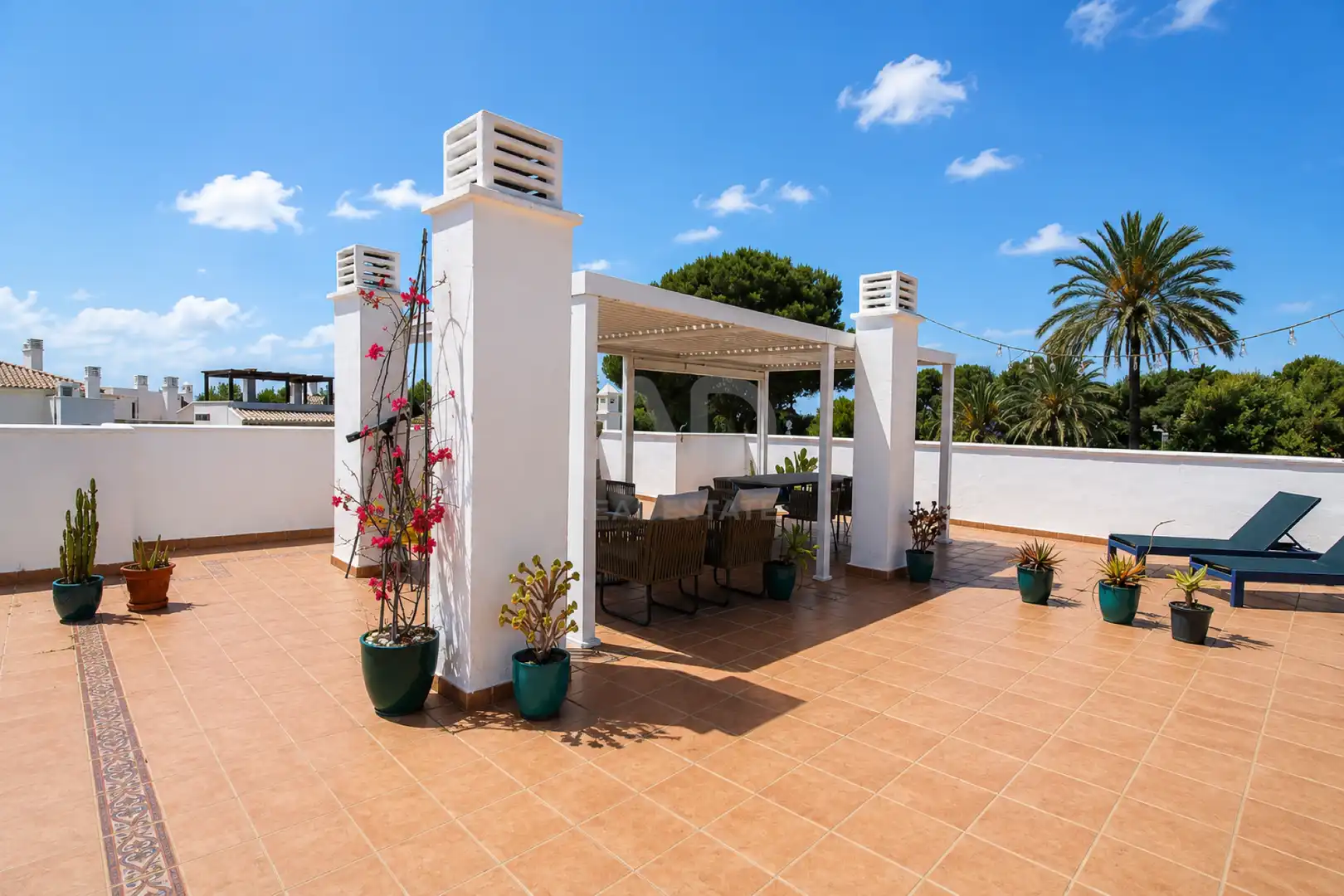 Terrace of Flat for rent in Marbella  with Terrace and Swimming Pool