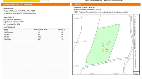 Foto 4 de Residencial en venta en Polígono 10 Paraje 56 Alguerdia Brazo Alto, Pedanias, Huesca Capital