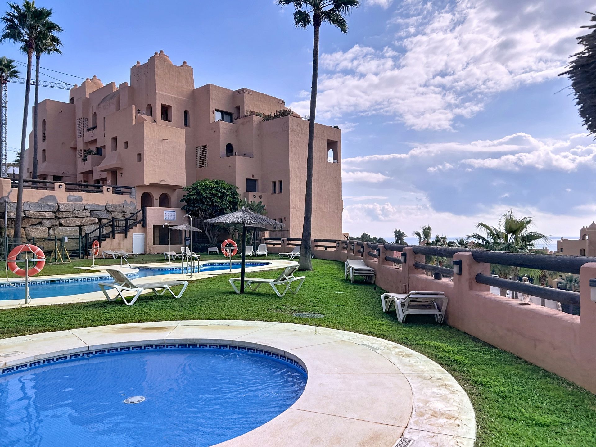 Garden of Planta baja for sale in Manilva  with Air Conditioner, Terrace and Storage room