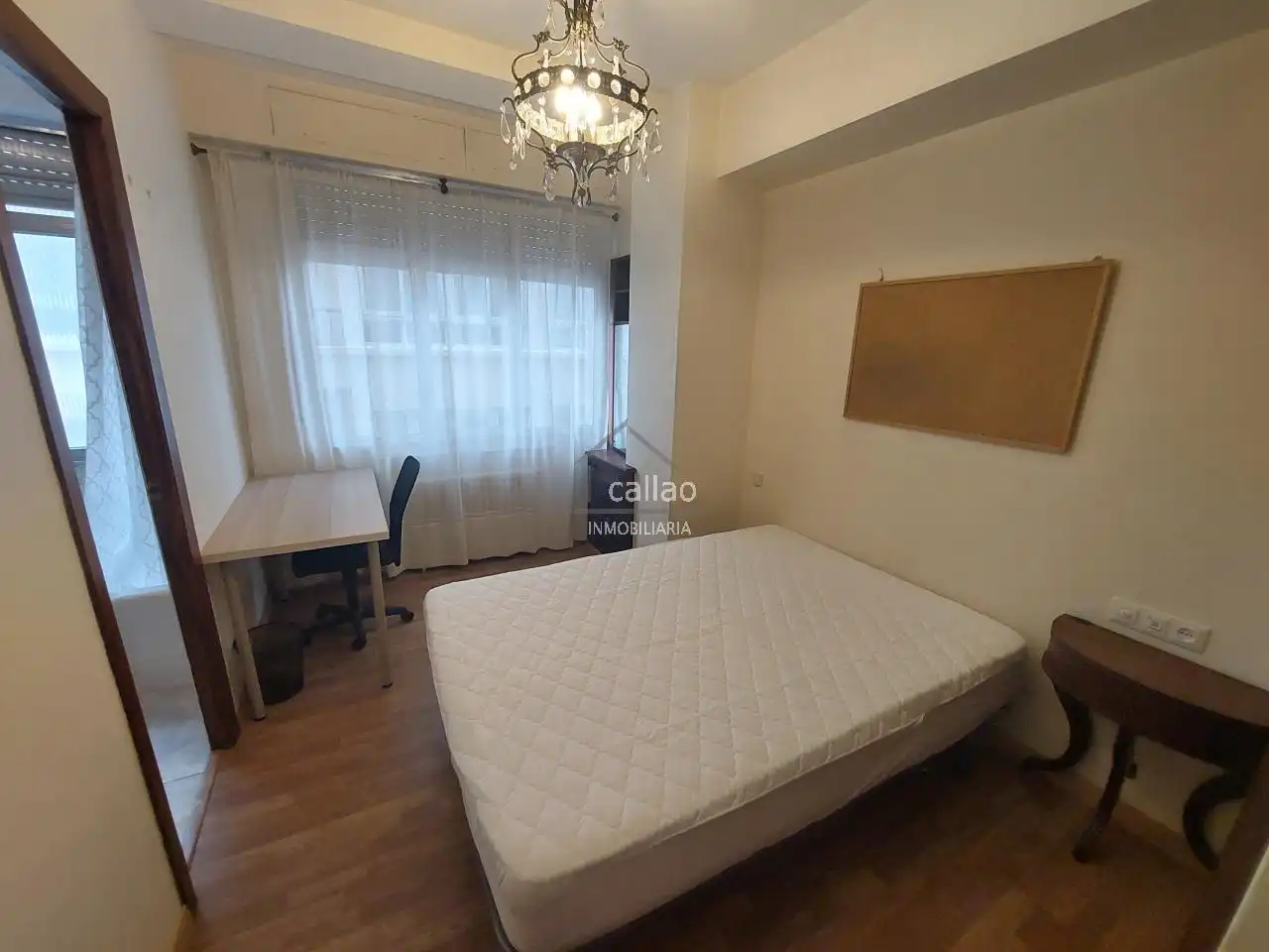 Bedroom of Flat for rent in Ferrol  with Heating, Furnished and Balcony