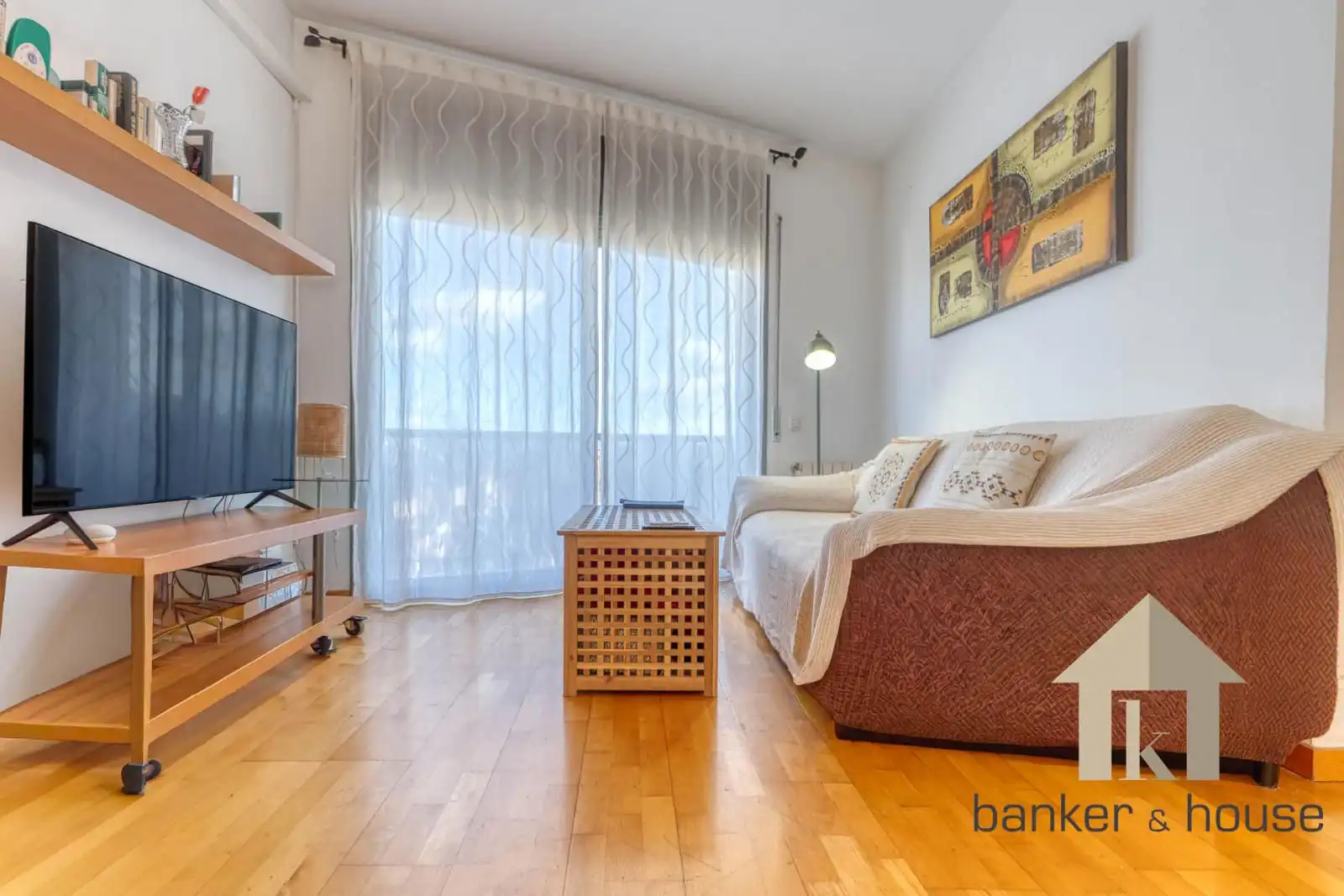 Sala d'estar de Àtic en venda en Sabadell amb Aire condicionat i Terrassa