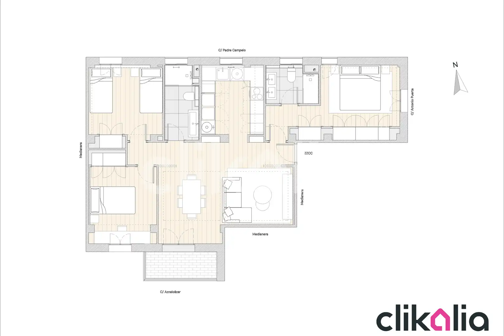 Piso con jardín en venta en Nervión, imagen 35