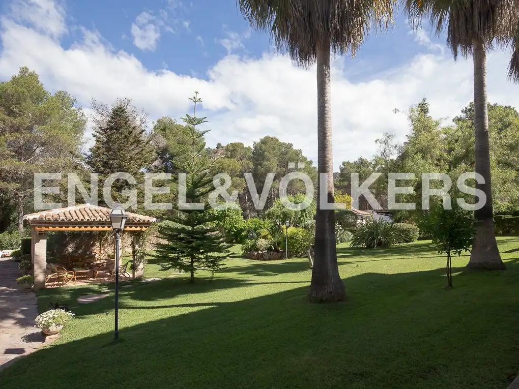 Garden of Houses for sale in Náquera  with Air Conditioner, Heating and Private garden